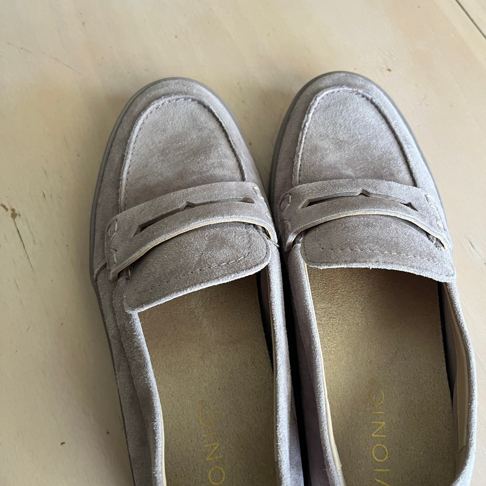 Vionic Uptown Loafer Women's Suede Penny Loafers in Dusk size 7 - Picture 7 of 15